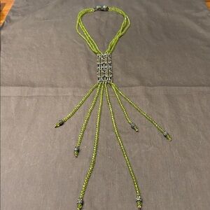 Heidi Daus Art Deco crystal and rhinstone necklace